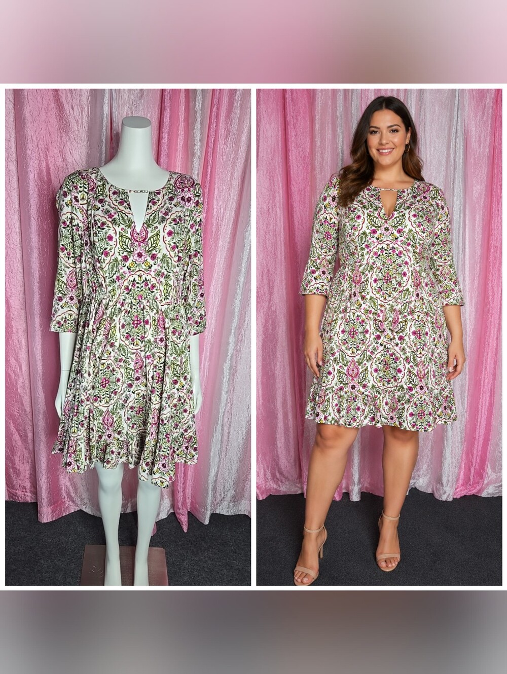Torrid Challis Floral Ruffle Boho Flared Lined Mini Dress Size Large 12